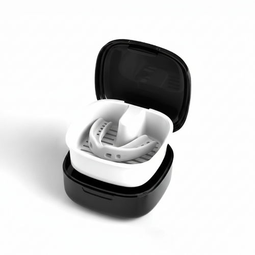 REST ROUND 2-in-1 Mouth Guard Clean & Store Case