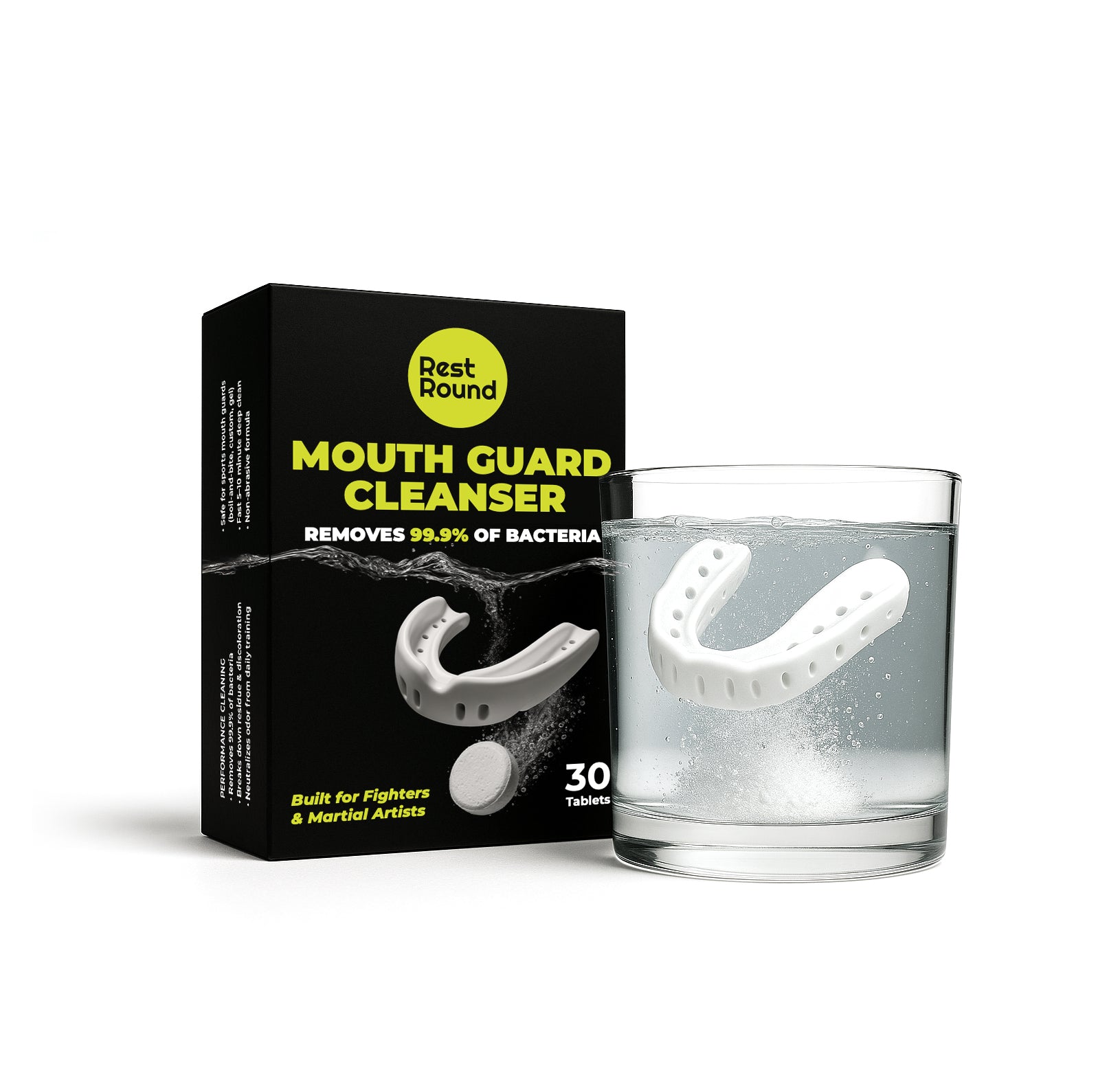 REST ROUND Mouth Guard Cleanser Tablets